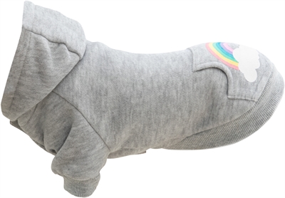 Trixie Hondentrui Hoodie Rainbow Falls Grijs 18 cm-2