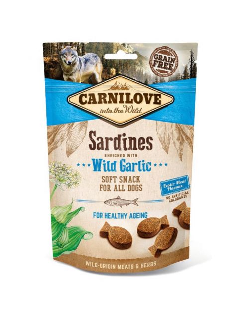 Carnilove Soft Snack Sardines with Wild Garlic 200 g -10