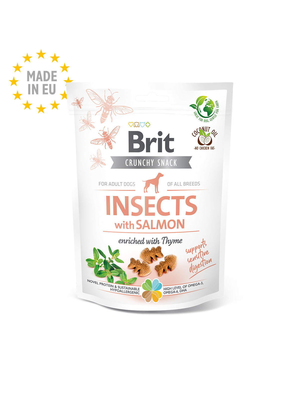 bc crunchy snack - insects with salmon 200 g-9