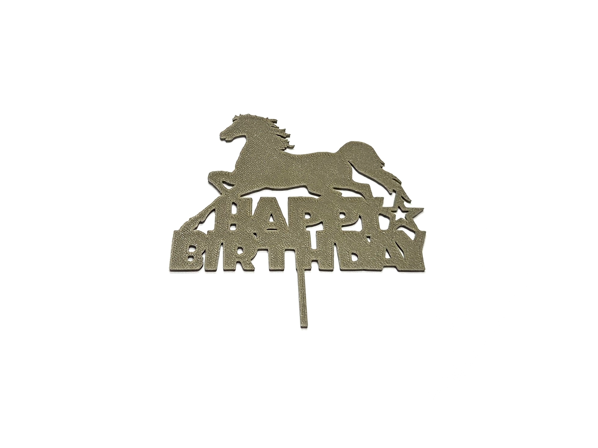 Taarttopper paard happy birthday