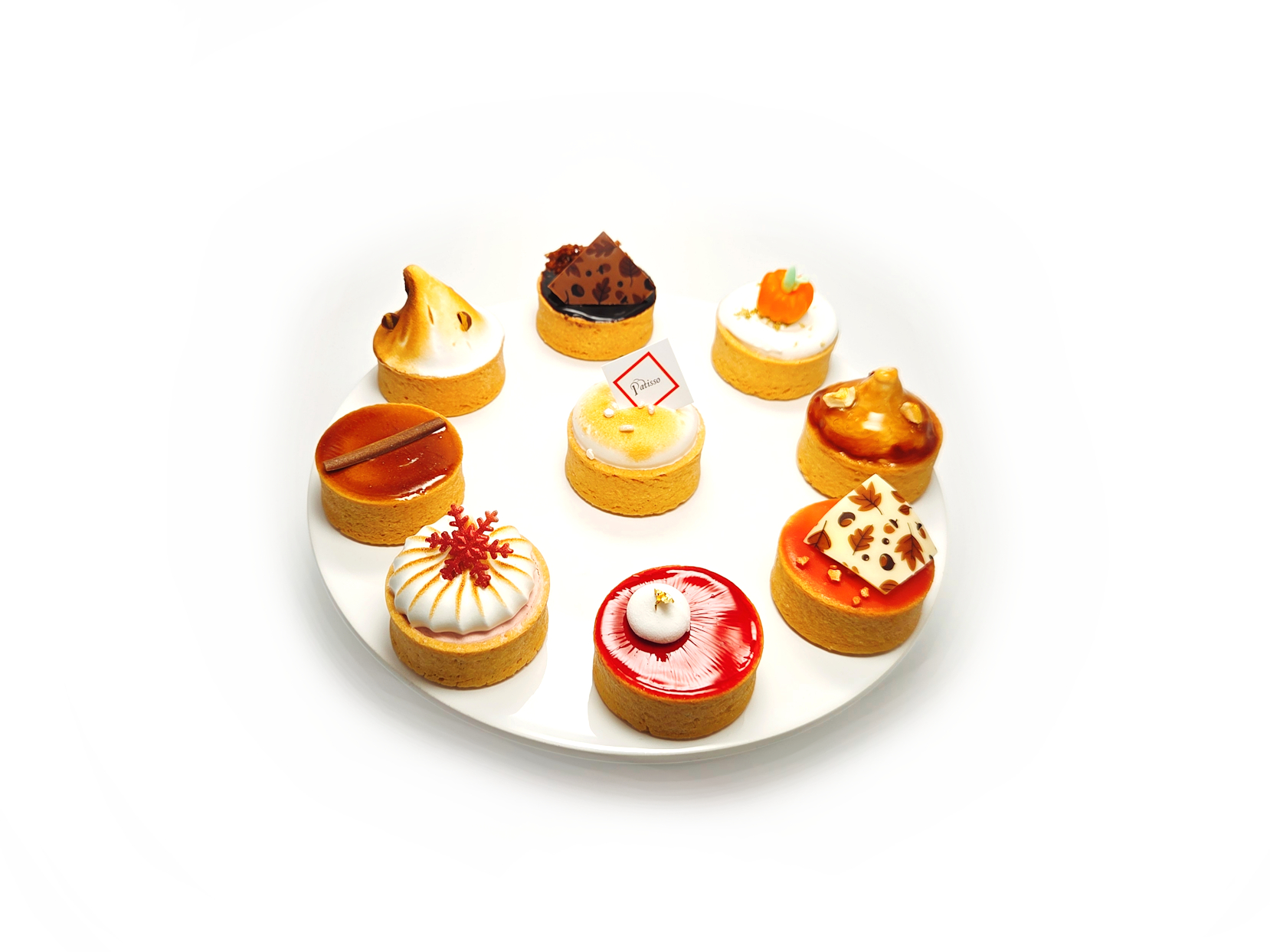 Mini ijsgebakjes herfst - 9 stuks