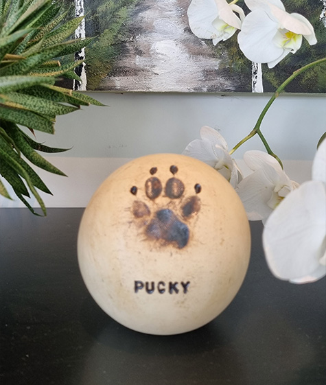 Personalized, unique ceramic urns