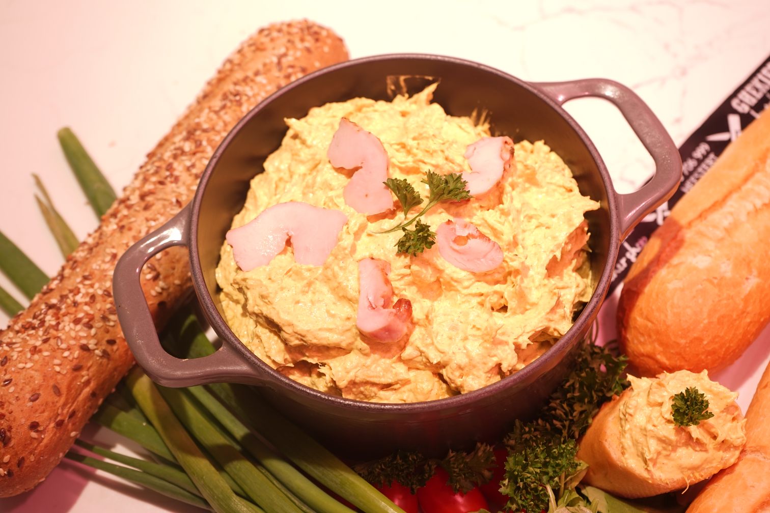 Kip curry salade
